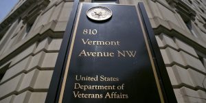 Photo of the Department of Veterans Affairs building in Washington D.C. MyVA is a customer-experience focused government service strategy.